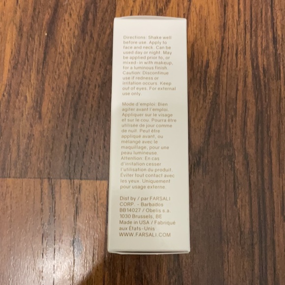 NIB farsali Rose Gold Elixer 24K Gold Infused Beauty Oil - Picture 3 of 6